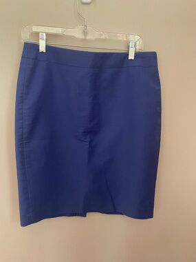 J.Crew No. 2 Pencil Skirt Blue Size 6